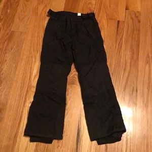 Snow ski pants kids 6x / 7 black